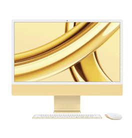 Picture of Apple iMac - 24" - M1 Chip - 8 Core - 8GB - 512GB SSD - Yellow (refurbished)