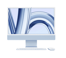 Picture of 24" iMac with M1 Chip (Mid 2021, Blue) - 8GB - 1TB SSD - Gold Grade Refurbished