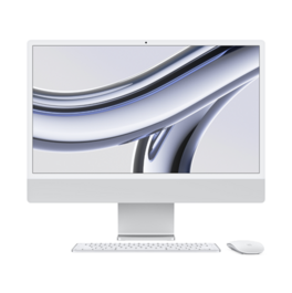 Picture of Apple iMac - 24" - M1 Chip - 8 Core - 16GB - 512GB SSD - Silver