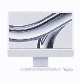 Picture of Apple iMac - 24" - M1 Chip -  7 Core - 16GB - 512GB SSD - Silver (refurbished)