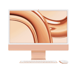 Picture of Apple iMac - 24" - M1 Chip - 8 Core - 16GB - 1TB SSD - Orange