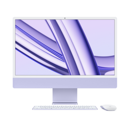 Picture of Apple iMac - 24" - M1 Chip - 8 Core - 16GB - 256GB SSD - Purple