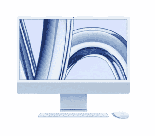 Picture of Apple  iMac - 24" - M1 Chip - 8 Core  - 16GB - 2TB SSD - Blue