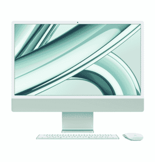 Picture of Apple iMac - 24" - M1 Chip - 8 Core - 8GB - 512GB SSD - Green (refurbished)