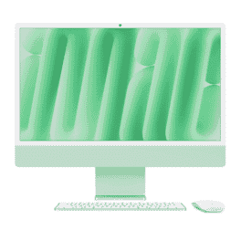 Picture of Apple  iMac - 24" - M4 Chip - 8 Core  - 16GB - 256GB SSD  - Green (refurbished)