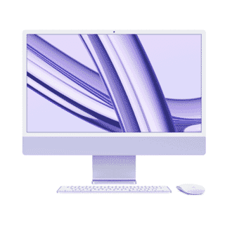 Picture of Apple iMac - 24" - M4 Chip - 10 Core - 16GB - 256GB SSD - Purple