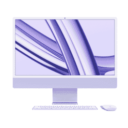 Picture of Apple  iMac - 24" - M4 Chip - 8 Core  - 16GB - 256GB SSD - Purple (refurbished)