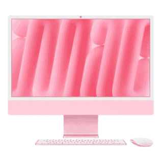 Picture of Apple  iMac - 24" - M4 Chip - 8 Core  - 16GB - 512GB SSD - Pink (refurbished)