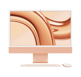 Picture of Apple iMac - 24" - M4 Chip - 8 Core - 24GB - 512GB SSD - Orange (refurbished)