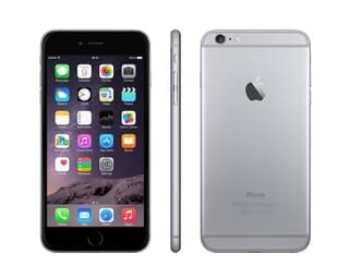 Picture of Apple iPhone 6 Plus - Silver - 4G LTE - 64 GB - GSM - Silver Grade Refurbished