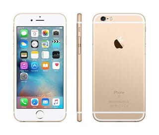 Picture of Apple iPhone 6s - gold - 4G LTE, LTE Advanced - 64 GB - TD-SCDMA / UMTS / GSM - smartphone - Silver Grade Refurbished 