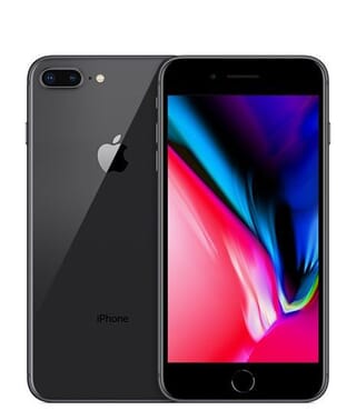 Picture of Apple iPhone 8 Plus - Space Grey - 4G LTE, LTE Advanced - 64 GB - GSM - Smartphone - Gold Grade Refurbished