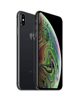 Picture of Apple iPhone XS Max - Space Grey - 4G LTE, LTE Advanced - 64 GB - GSM - smartphone -TMobile - Gold Grade Refurbished