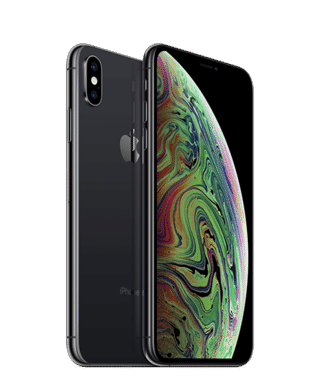 Picture of Apple iPhone XS Max - Space Grey - 4G LTE, LTE Advanced - 64 GB - GSM - smartphone -TMobile - Gold Grade Refurbished