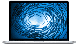 Picture of Refurbished MacBook Pro with Retina - 15.4" - Intel Quad Core i7 - 8GB RAM - 1TB Flash Storage  - Silver Grade