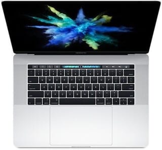 Picture of Refurbished MacBook Pro with Touch Bar - 15.4" - Intel Quad Core i7 - 16 GB RAM - 2 TB Flash Storage  - Gold Grade