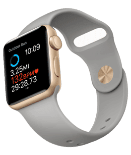 Picture of Apple Watch 2 38 mm  Sport - Rose Gold - Grey Strap - Smart Watch  - Gold Grade Refurbished