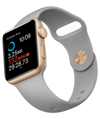 Picture of Apple Watch 2 38 mm  Sport - Rose Gold - Grey Strap - Smart Watch  - Gold Grade Refurbished