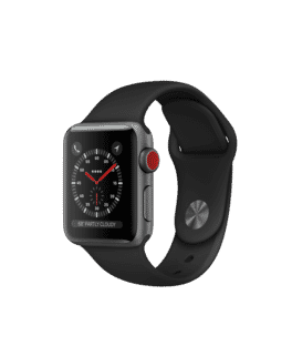 Picture of Apple Watch Series 3 (GPS) - black - smart watch with sport band - fog - 8 GB - not specified - Gold Grade Refurbished