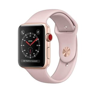 Picture of Apple Watch Series 3 (GPS + Cellular) - Rose Gold - smart watch with Pink sport band - 16 GB - Silver Grade Refurbished 