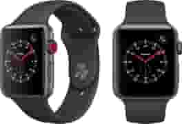 Picture of Apple Watch Series 3 (GPS + Cellular) - space grey - smart watch with sport band - fog - 16 GB - not specified