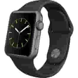 Picture of Apple Watch Sport - 42 mm,  Black - Smart Watch with Black Sport Band  -  Gold Grade Refurbished