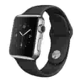 Picture of Apple Watch Sport - 42 mm,  Black - Smart Watch with Black Sport Band  -  Silver Grade Refurbished