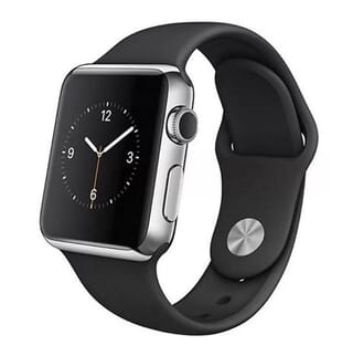 Picture of Apple Watch Sport - 42 mm,  Black - Smart Watch with Black Sport Band  -  Silver Grade Refurbished