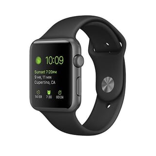 Picture of Apple Watch Sport - 42 mm,  Grey - Smart Watch with Grey Sport Band  -  Gold Grade Refurbished