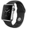 Picture of Apple Watch - Stainless Steel - Silver Aluminium - Smart Watch with Black Sport Band Refurbished