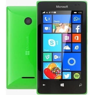 Picture of Microsoft Lumia 435 Dual SIM - bright green - 3G HSPA+ - 8 GB - GSM - Smartphone - Refurbished