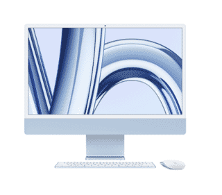 Picture of Refurbished iMac - 24" - M1 Chip - 16GB - 1TB SSD - Gold Grade - Blue