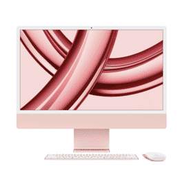 Picture of Apple iMac - 24" - M1 Chip - 7 Core - 8GB - 256GB SSD - Red (refurbished)
