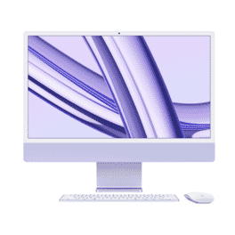 Picture of Apple iMac - 24" - M1 Chip - 8 Core - 8GB - 256GB SSD - Purple (refurbished)