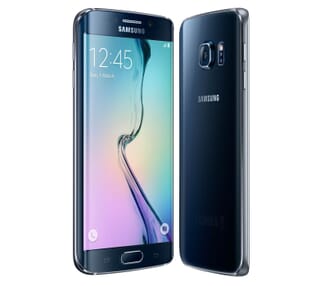 Picture of Refurbished Samsung Galaxy S6 Edge - SM-G925F - 32GB - Black Sapphire - GSM