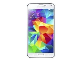 Picture of Samsung Galaxy S5 - shimmery white - 4G LTE - 16 GB - GSM - Android smartphone